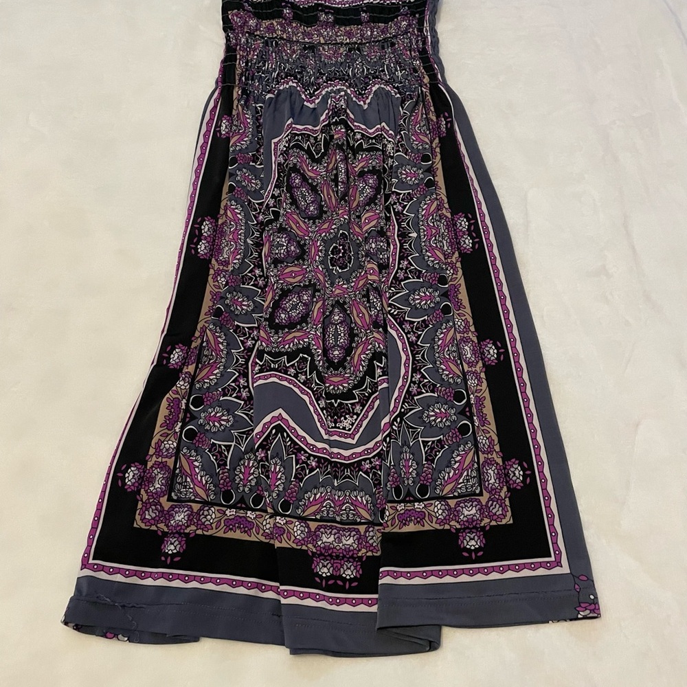 Strapless Dress- Pretty Pattern - Picture 6 of 10